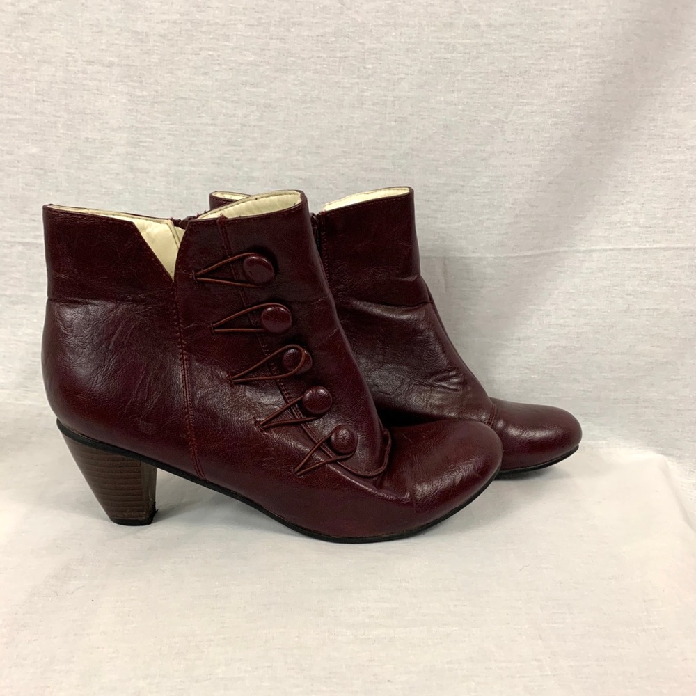 Dark purple boots